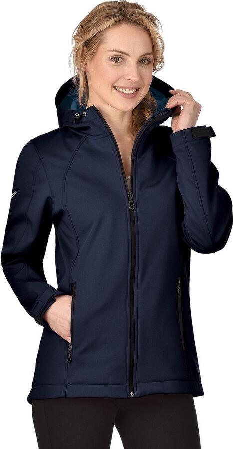Trigema Softshell-jack getailleerd Softshell-jack met capuchon (1 stuk) - Foto 6