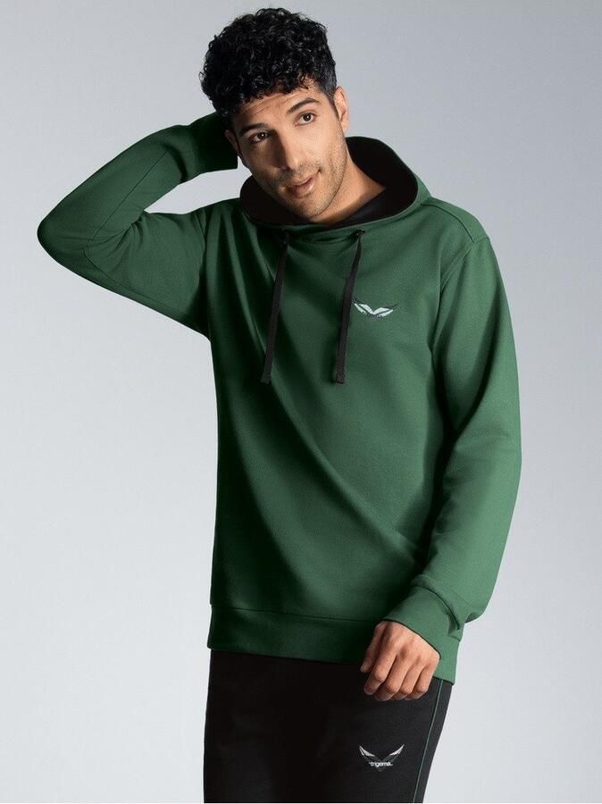 Trigema Sweatshirt met contrasterende details