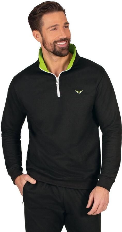 Trigema Sweatshirt met kraag en ritssluiting - Foto 4