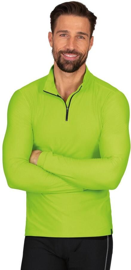 Trigema Sweatshirt sportshirt met lange mouwen en ritssluiting - Foto 5