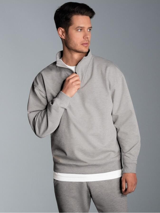 Trigema Sweatshirt troyer in comfortabele sweatkwaliteit - Foto 3