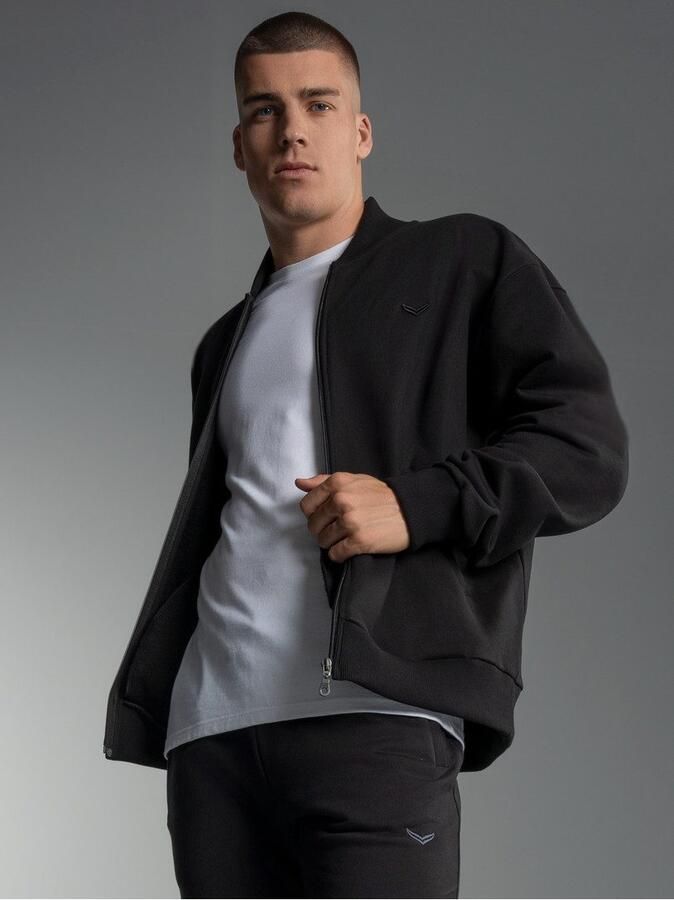 Trigema Sweatvest Collegejacke in zachte sweatkwaliteit (1-delig)