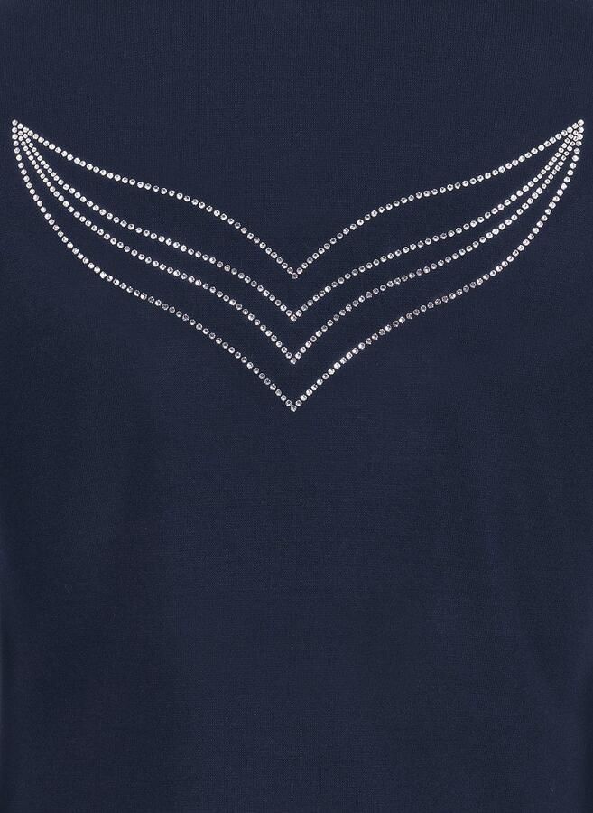 Trigema Sweatvest jas met kristallen (1-delig) - Foto 3