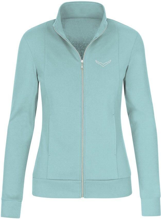 Trigema Sweatvest jas veredeld met kristallen (1-delig) - Foto 2