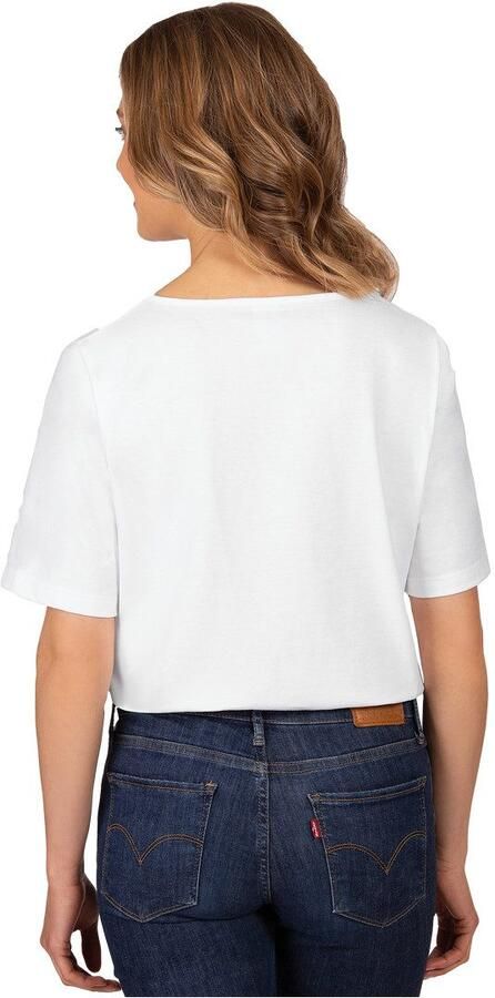 Trigema T-shirt DELUXE katoen met kristallen (1-delig) - Foto 4