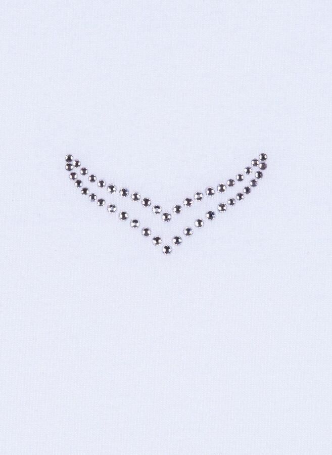 Trigema T-shirt DELUXE katoen met kristallen (1-delig) - Foto 2