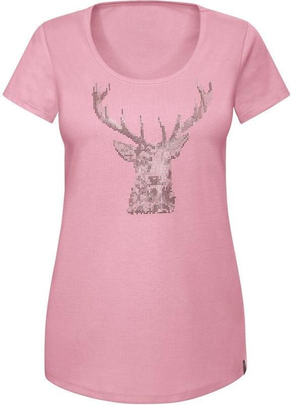 Trigema T-shirt glitteredelhert (1-delig) - Foto 3