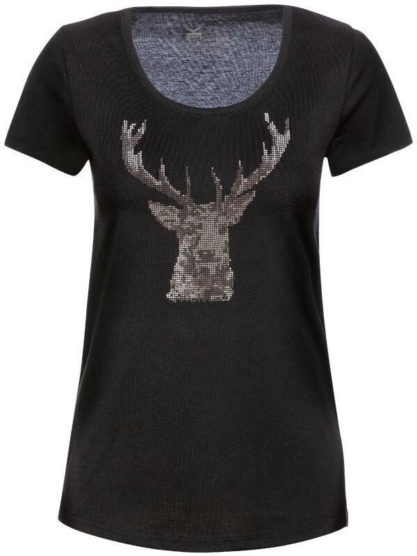 Trigema T-shirt glitteredelhert (1-delig) - Foto 5