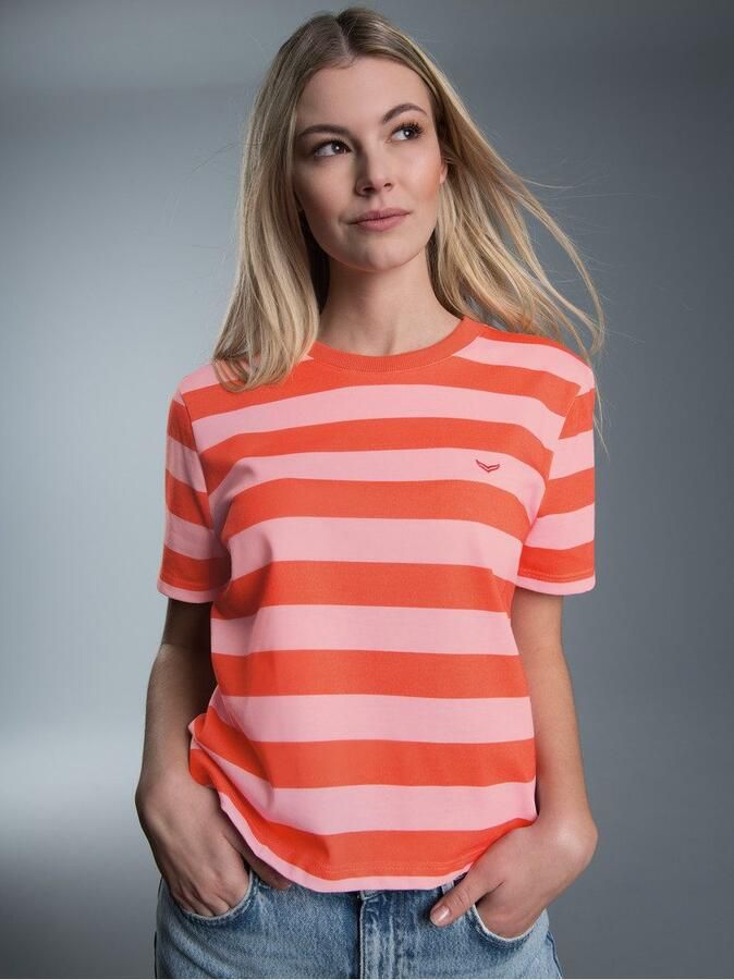 Trigema T-shirt Heavy oversized shirt met streepjespatroon (1-delig) - Foto 3