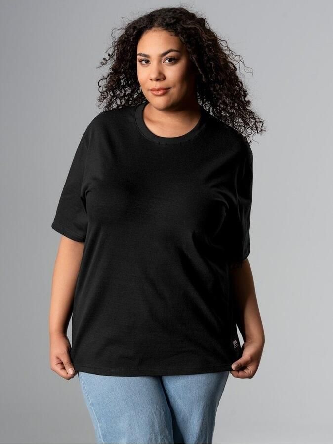 Trigema T-shirt heavy T-shirt van 100% gerecycled katoen (1-delig)