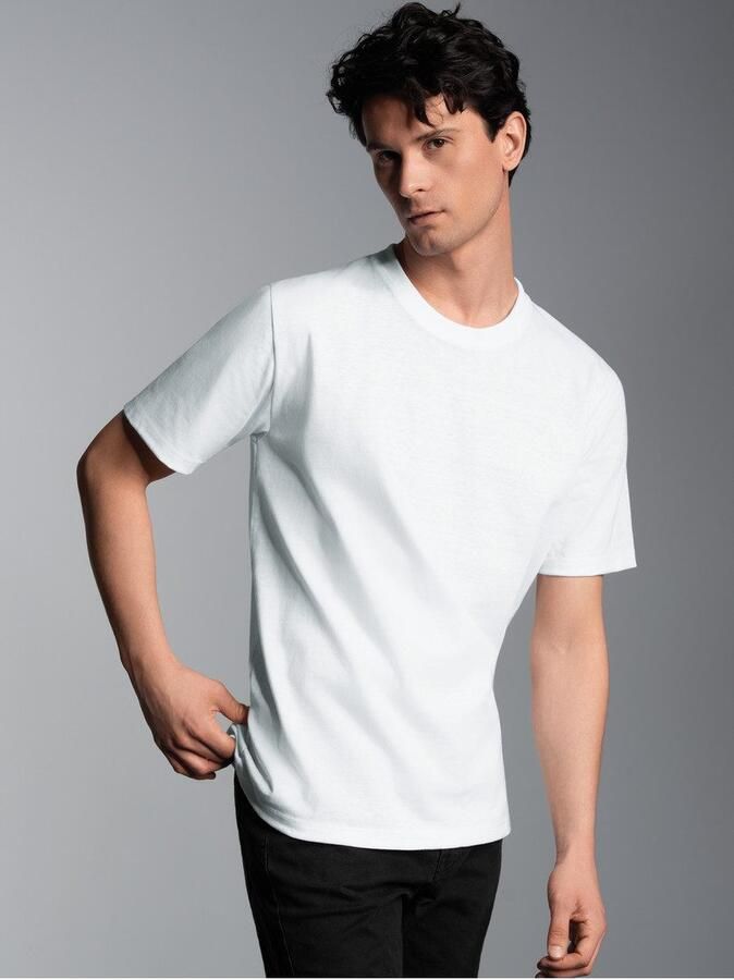 Trigema T-shirt heavy T-shirt van 100% gerecycled katoen (1-delig)