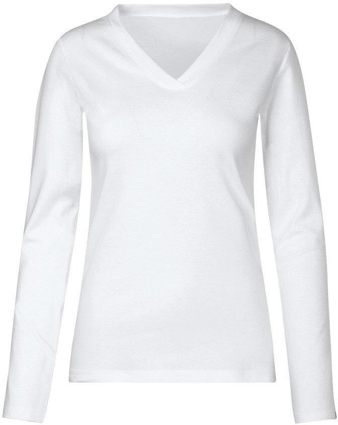 Trigema T-shirt langarmshirt met V-hals (1-delig) - Foto 2