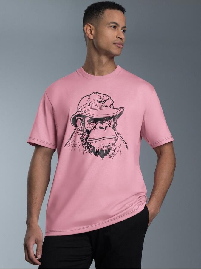 Trigema T-shirt met aap-print (1-delig) - Foto 4