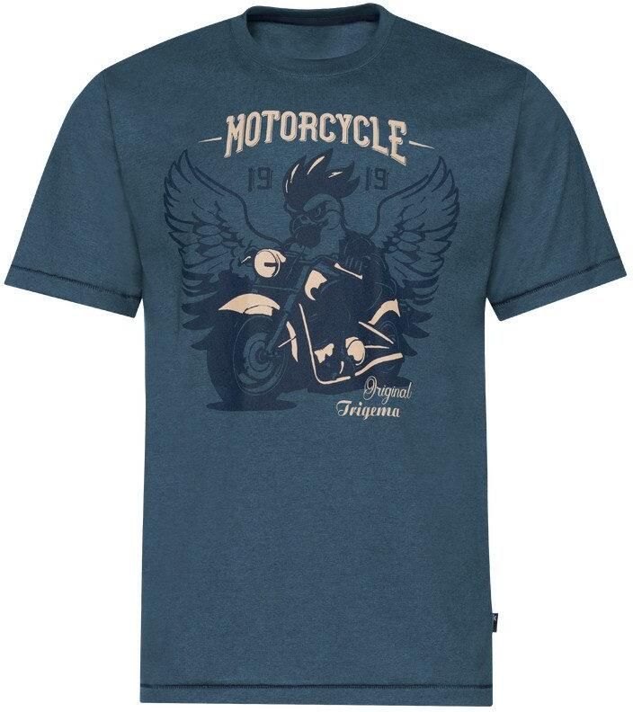 Trigema T-shirt met grote motorfiets-printmotief (1-delig) - Foto 3