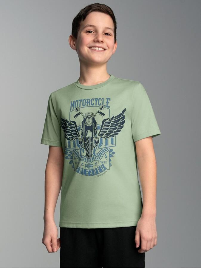 Trigema T-shirt met grote motorfiets-printmotief (1-delig) - Foto 3