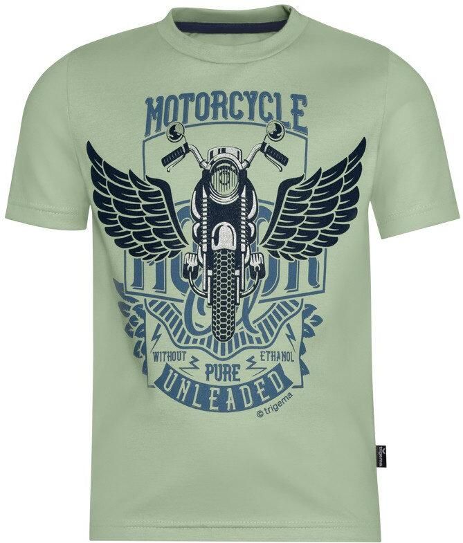 Trigema T-shirt met grote motorfiets-printmotief (1-delig) - Foto 2