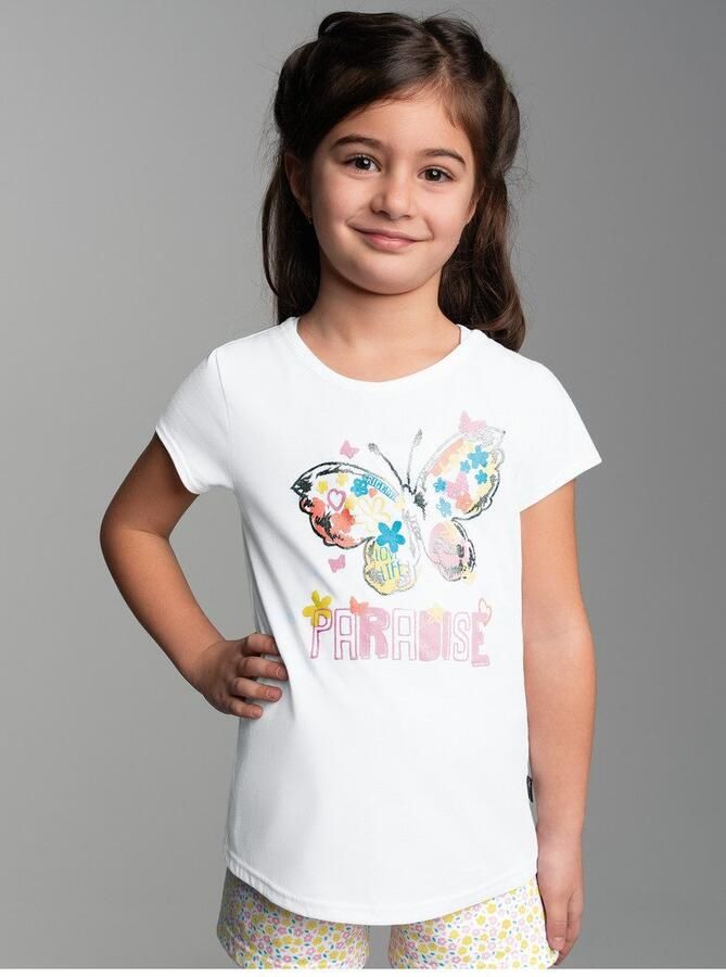 Trigema T-shirt met kleurrijk vlinderprintmotief (1-delig) - Foto 3