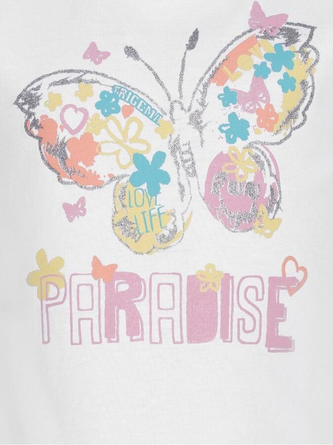 Trigema T-shirt met kleurrijk vlinderprintmotief (1-delig)