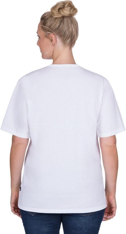 Trigema T-shirt met knooplijst DELUXE katoen (1-delig) - Foto 3