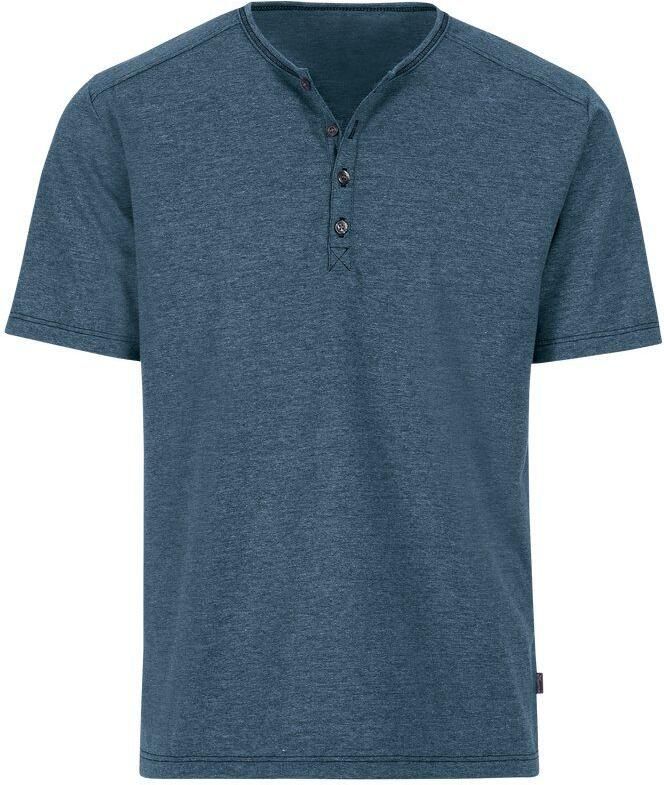 Trigema T-shirt met knooplijst DELUXE katoen (1-delig) - Foto 4