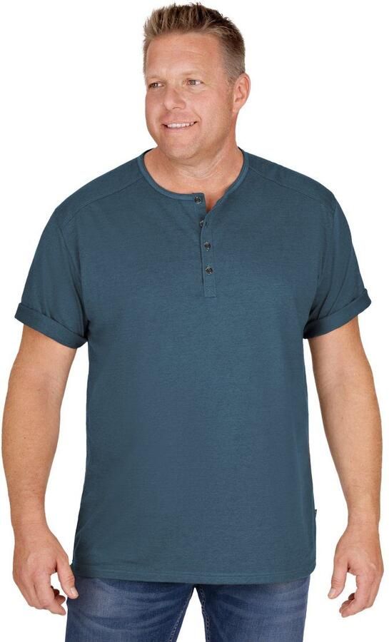 Trigema T-shirt met knooplijst DELUXE katoen (1-delig) - Foto 2