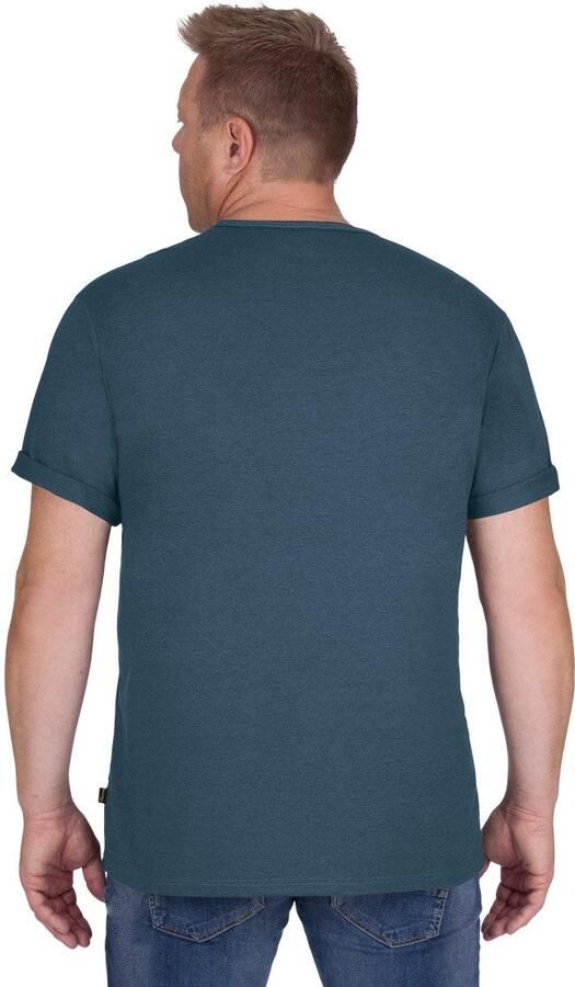 Trigema T-shirt met knooplijst DELUXE katoen (1-delig) - Foto 3