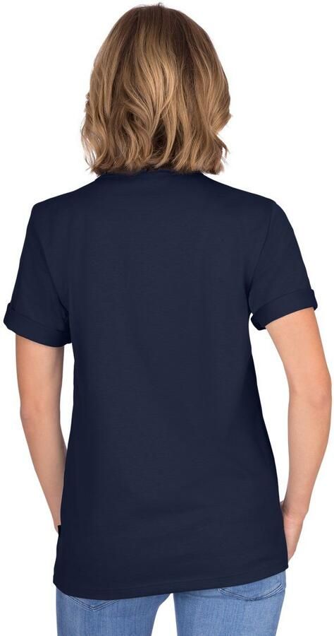 Trigema T-shirt met knooplijst DELUXE katoen (1-delig) - Foto 3