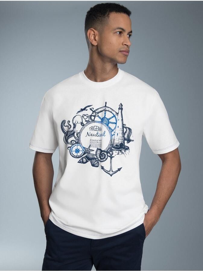 Trigema T-shirt met maritiem printmotief (1-delig) - Foto 4