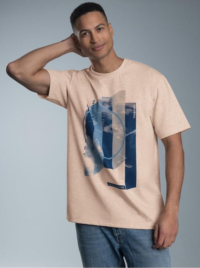 Trigema T-shirt met modieus printmotief (1-delig)