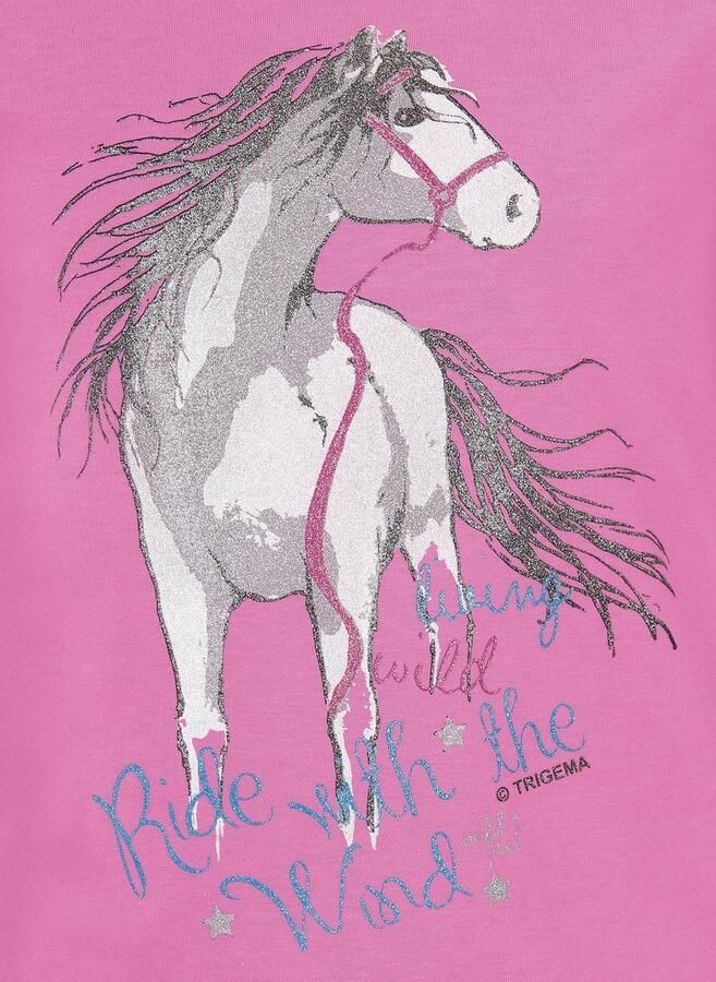 Trigema T-shirt met paard (1-delig)