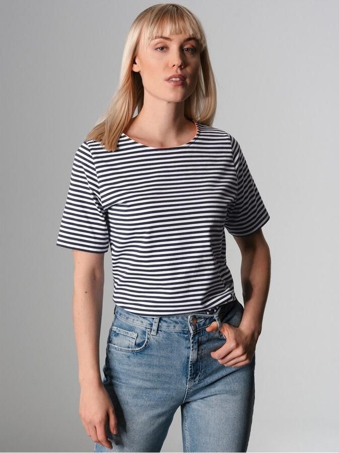 Trigema T-shirt met streepjespatroon (1-delig)