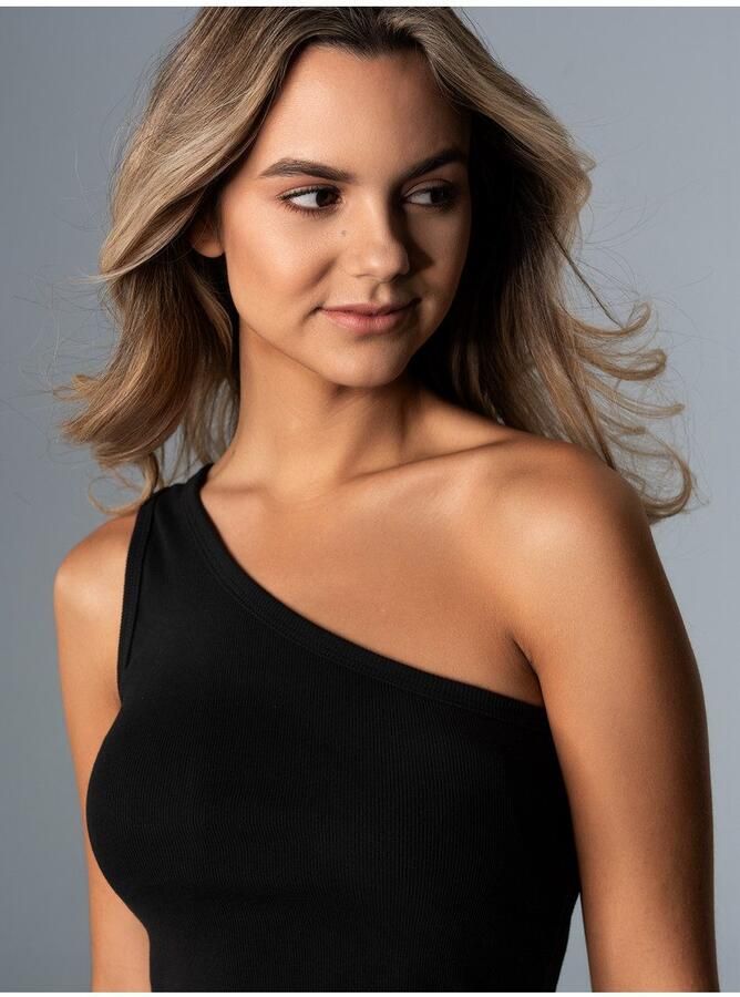 Trigema T-shirt modieuze one-shoulder top (1-delig) - Foto 2