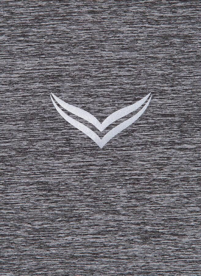 Trigema T-shirt sportshirt in mêlee-look (1-delig)