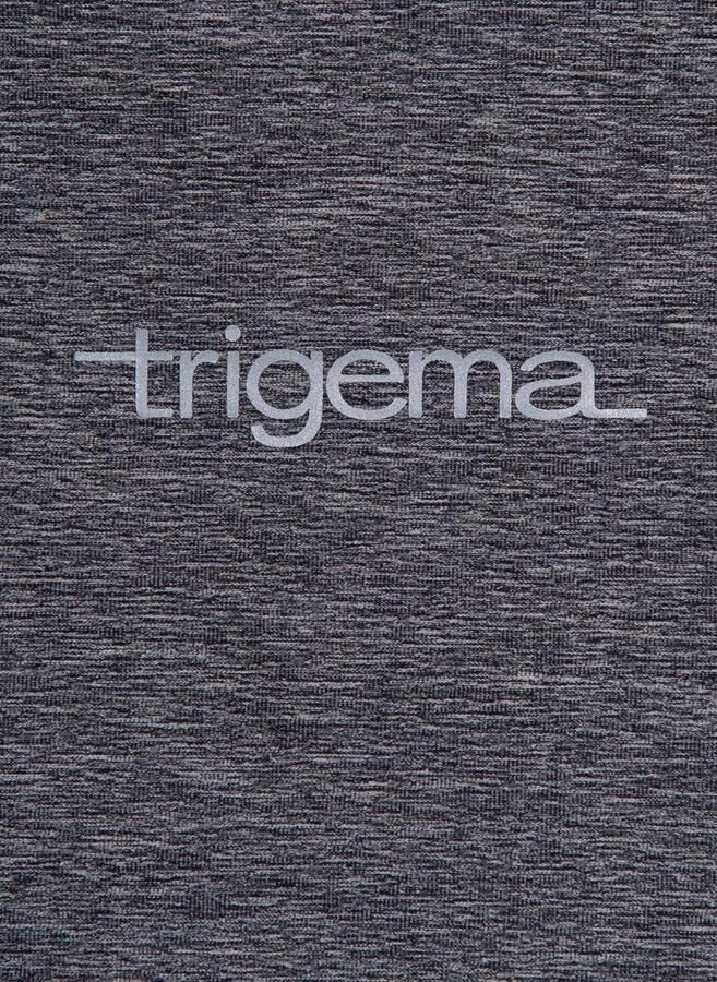 Trigema T-shirt sportshirt in mêlee-look (1-delig) - Foto 2