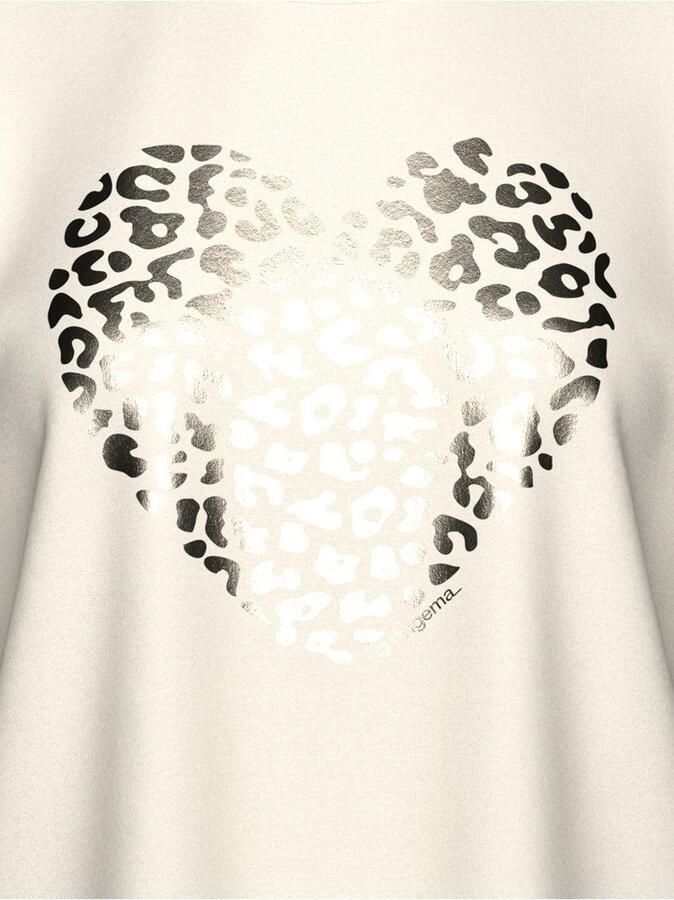 Trigema T-shirt T-Shirt met gouden Leo-hart-print (1-delig)