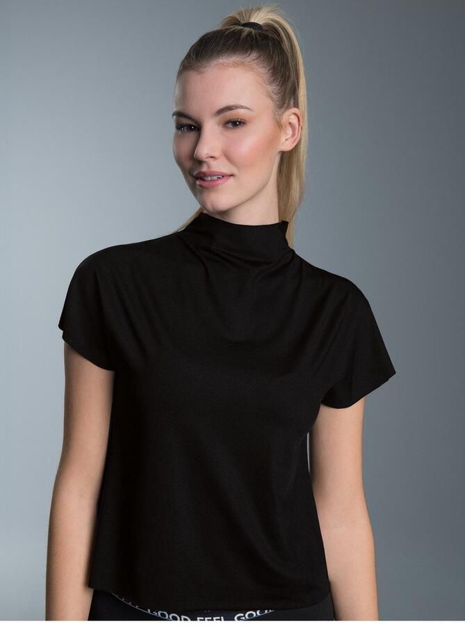 Trigema T-shirt Turtleneck Shirt (1-delig)