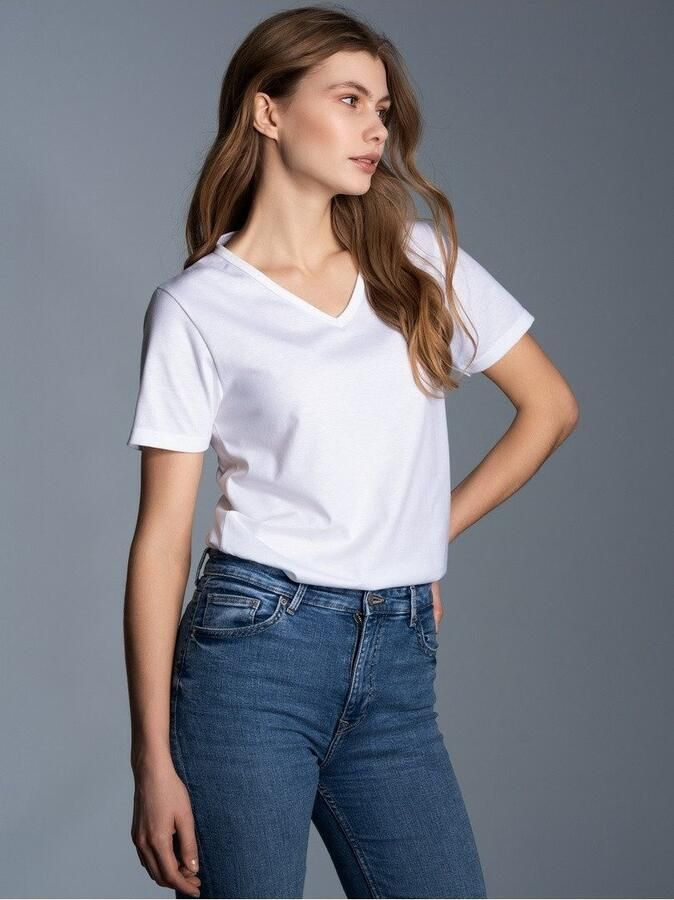 Trigema T-shirt V-hals (1-delig) - Foto 2