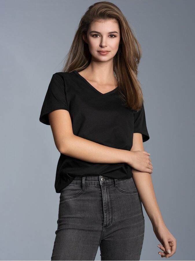 Trigema T-shirt V-hals (1-delig) - Foto 4