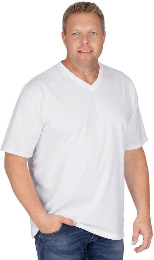 Trigema T-shirt V-Shirt DELUXE katoen (1-delig) - Foto 4