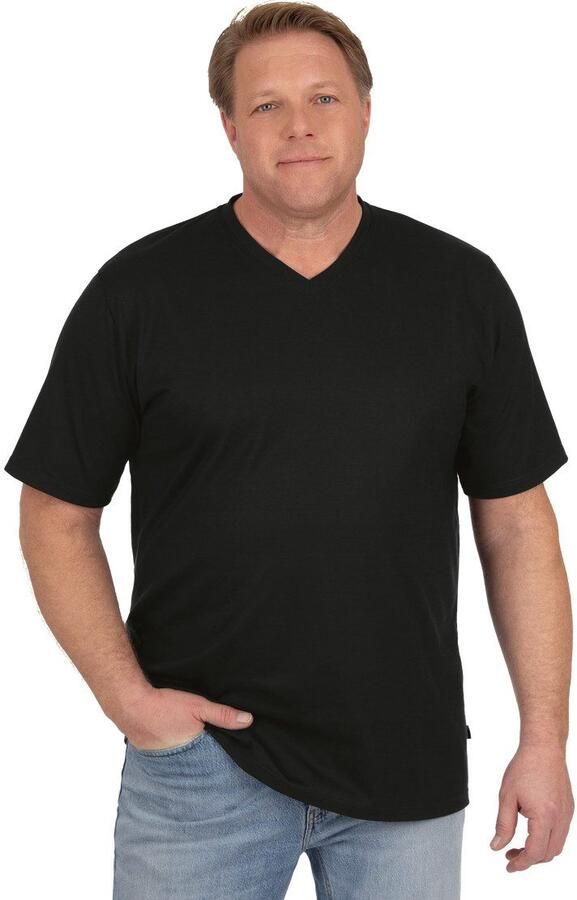 Trigema T-shirt V-Shirt DELUXE katoen (1-delig) - Foto 4