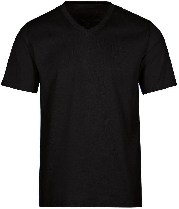 Trigema T-shirt V-Shirt DELUXE katoen (1-delig)