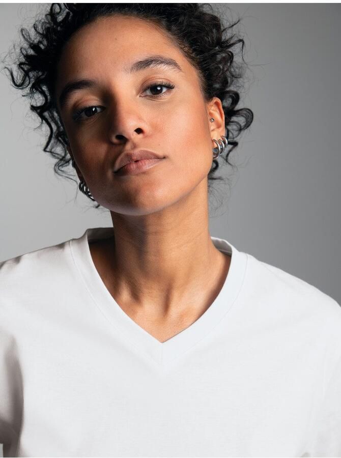 Trigema T-shirt V-Shirt DELUXE katoen (1-delig) - Foto 3