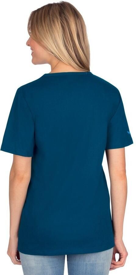 Trigema T-shirt V-shirt van 100% bio-katoen (kbA) (1-delig) - Foto 4