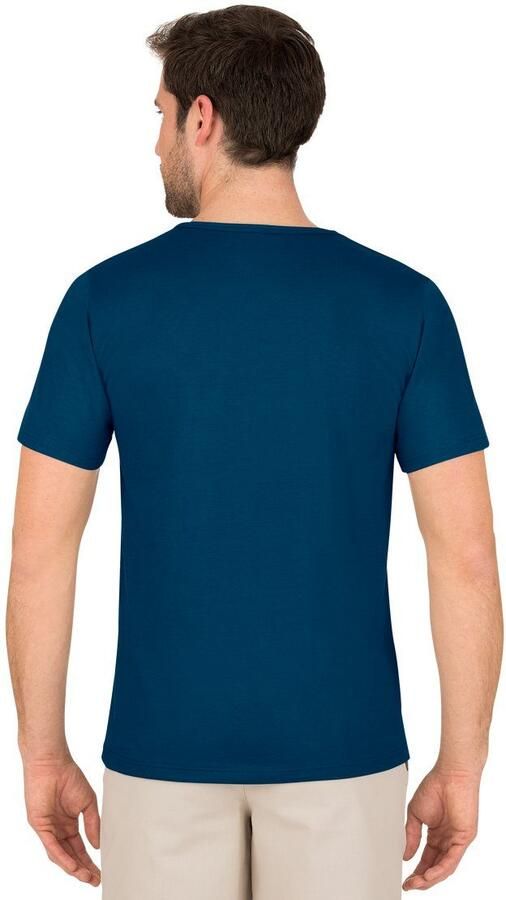 Trigema T-shirt V-shirt van 100% bio-katoen (kbA) (1-delig) - Foto 4