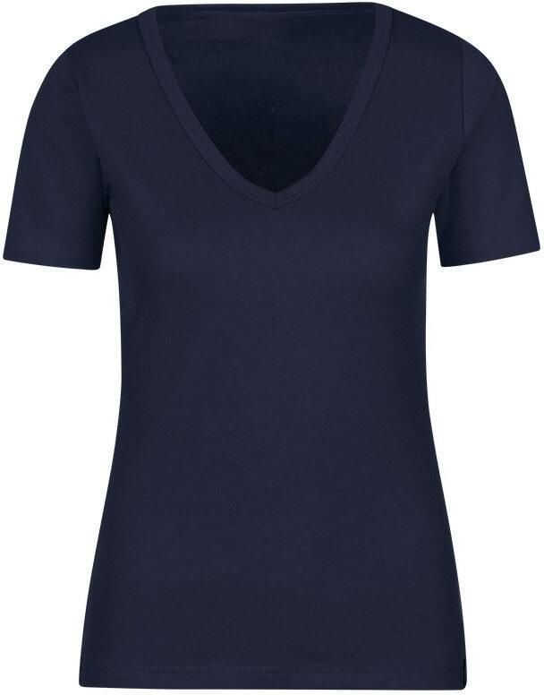 Trigema T-shirt V-shirt van katoen elastaan (1-delig) - Foto 2