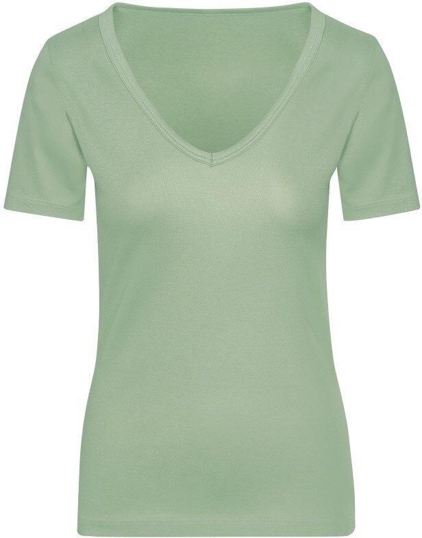 Trigema T-shirt V-shirt van katoen elastaan (1-delig) - Foto 2