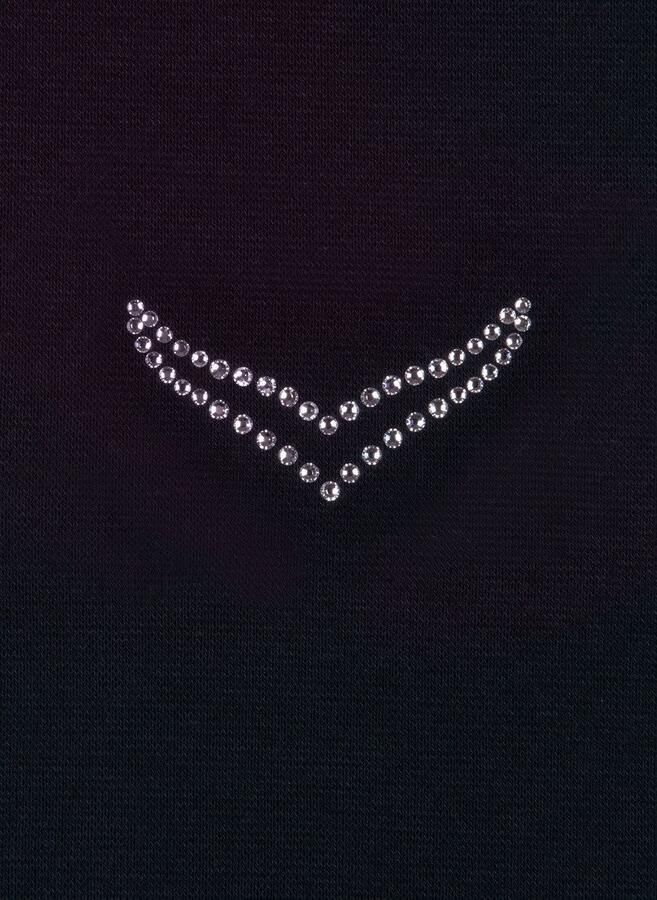 Trigema Legging 3 4-legging met kristallen (1-delig)