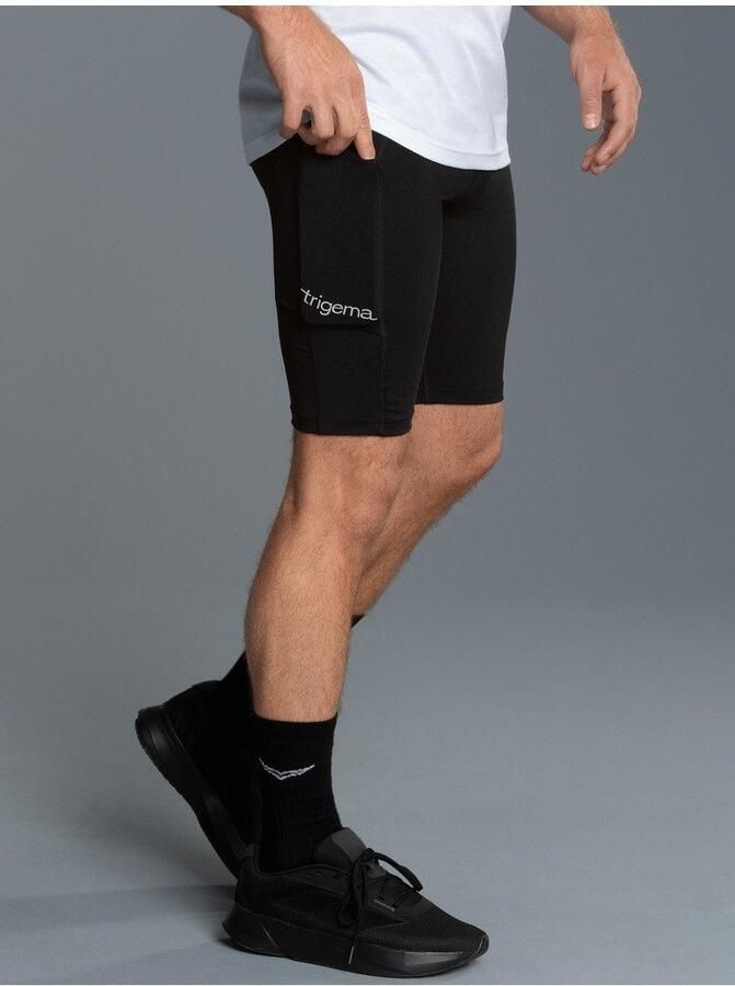 Trigema Trainingsbroek sportbroek met tasje voor de mobiele telefoon (1-delig)