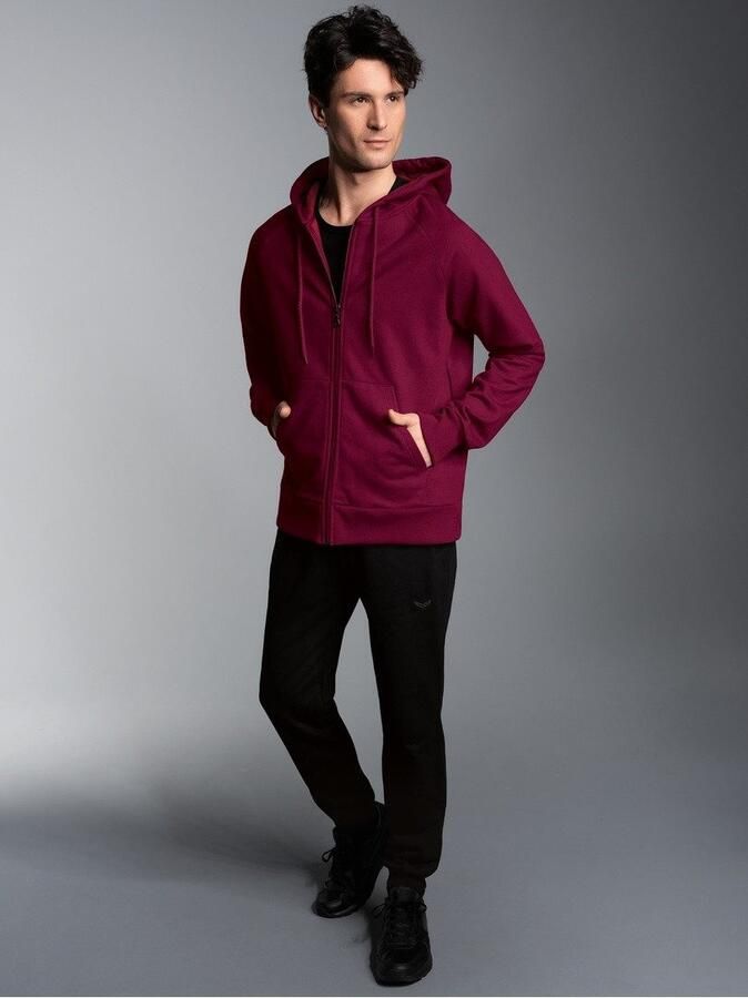 Trigema Vrijetijdscombinatie joggingpak met capuchon en rits (1-delig) - Foto 2
