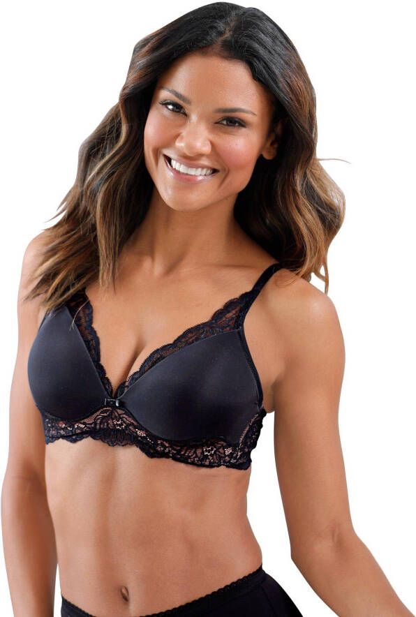 Triumph Bh met steuncups Amourette Charm P zonder beugels van gebloemde kant